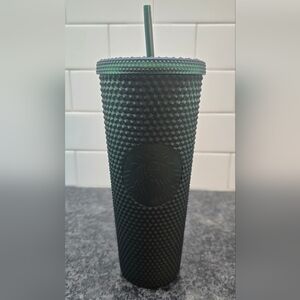 Starbucks Jelly Studded Matte Dark Green Tumbler Cup